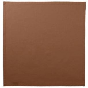 Solid Umber Brown Napkin