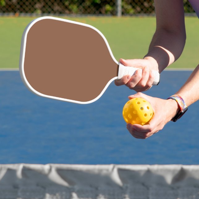 Solid Umber Brown  Pickleball Paddle (Insitu)