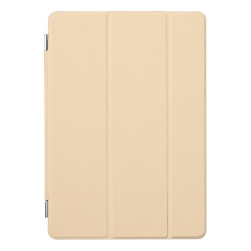 Solid vanilla cream light beige iPad pro cover