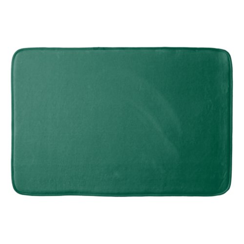 Solid viridian green bath mat