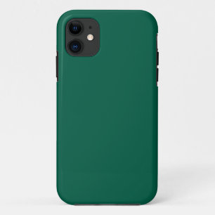 Solid viridian green iPhone 11 case