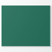 Solid viridian green wrapping paper (Flat)