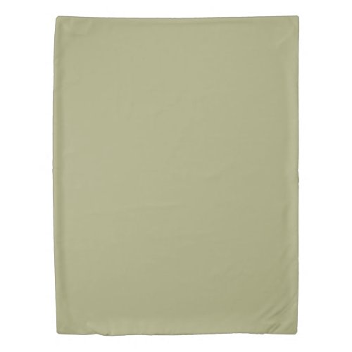 Solid Warm Pistachio Green by Premium Collections Duvet Cover