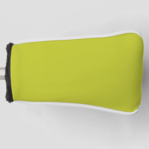 Solid wasabi green golf head cover
