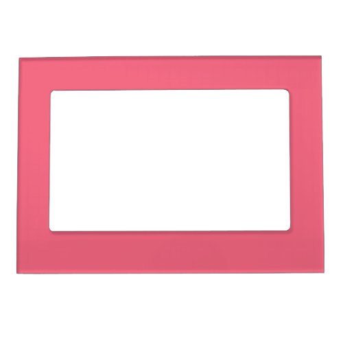 Solid watermelon pink magnetic frame