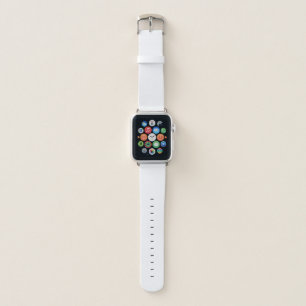 Solid White Apple Watch Band