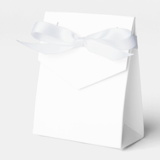 Solid White Favor Boxes (Front Side)
