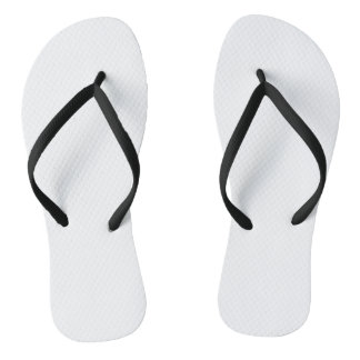 Plain White Flip Flops | Zazzle