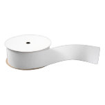 Solid White Grosgrain Ribbon