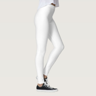 Solid White Leggings