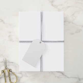 Solid White Pack Of Gift Tags