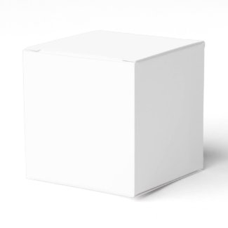 Solid White Party Favor Boxes
