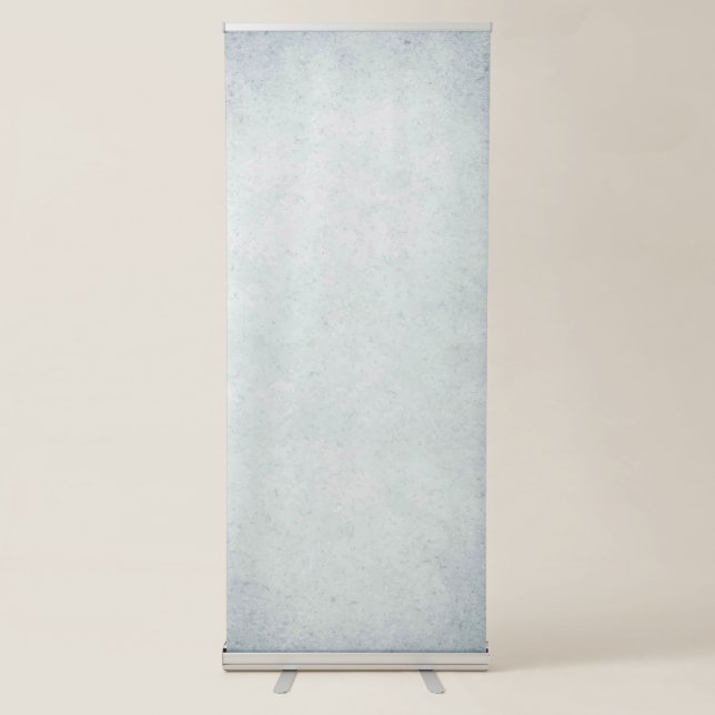 Solid White Textured Best Vertical Retractable Banner (Front)