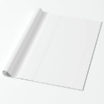 Solid White Wrapping Paper<br><div class="desc">Solid white adds minimalism to this quality made product. White goes with anything</div>