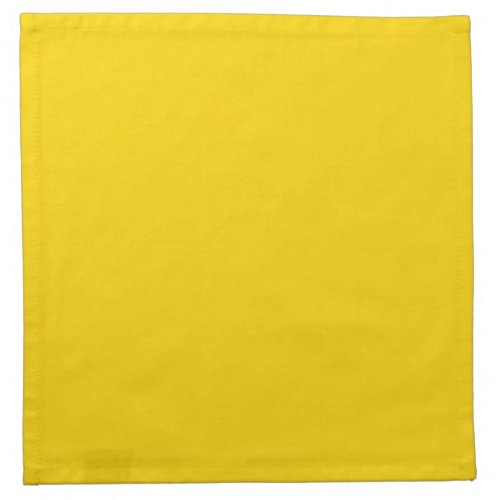 Solid Yellow Cloth Napkins
