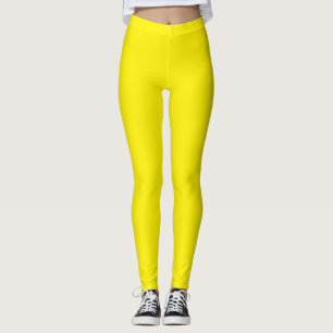 Solid Yellow Leggings
