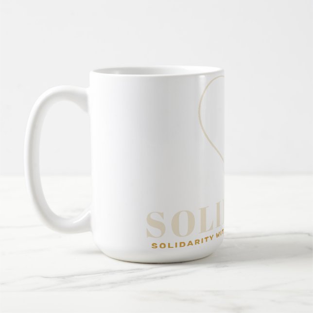 Solidarité Solidarite Paris Mug (Left)