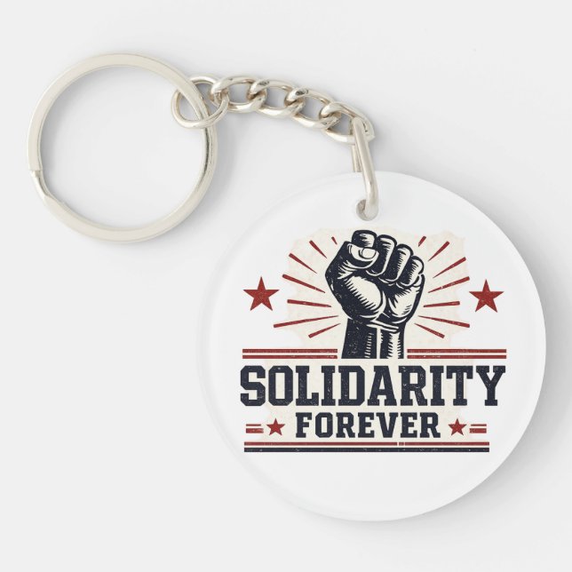 Solidarity Forever Keychain (Front)