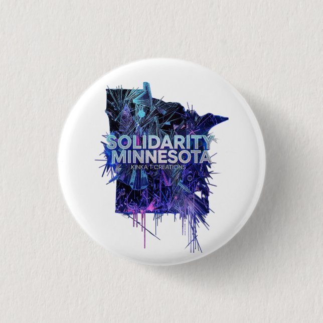 Solidarity Minnesota Button (Front)
