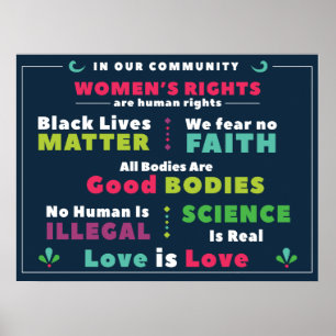 Solidarity Poster In Our Community