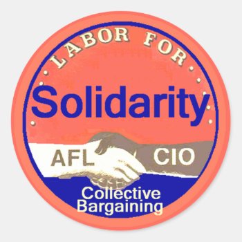 Solidarity Sticker by samappleby at Zazzle