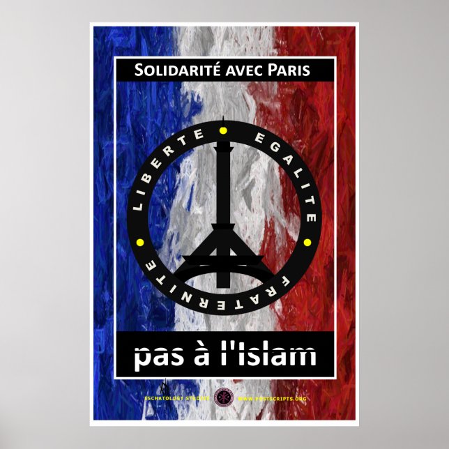 Solidarity with Paris Poster (Front)