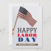 Solidarity Worker Unity Labor Day Red White & Blue
