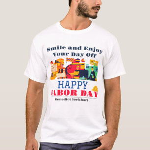 Solidarity Worker Unity Labor Day with USA flag T-Shirt