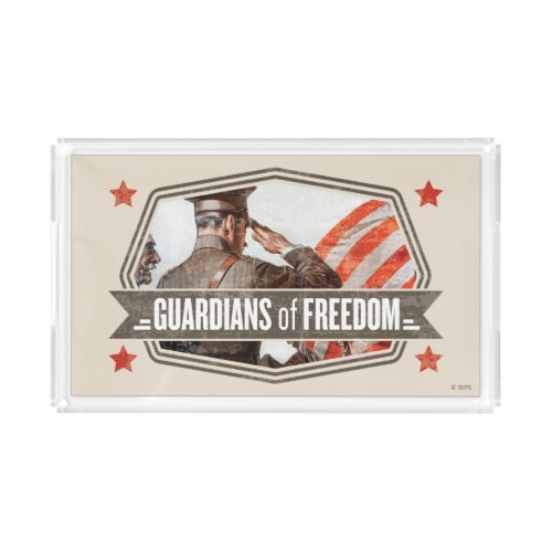 Solider_Guardian of Freedom Acrylic Tray