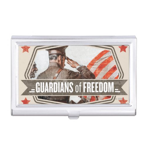 Solider_Guardian of Freedom Case For Business Cards