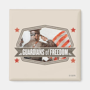 Solider-Guardian of Freedom Magnet