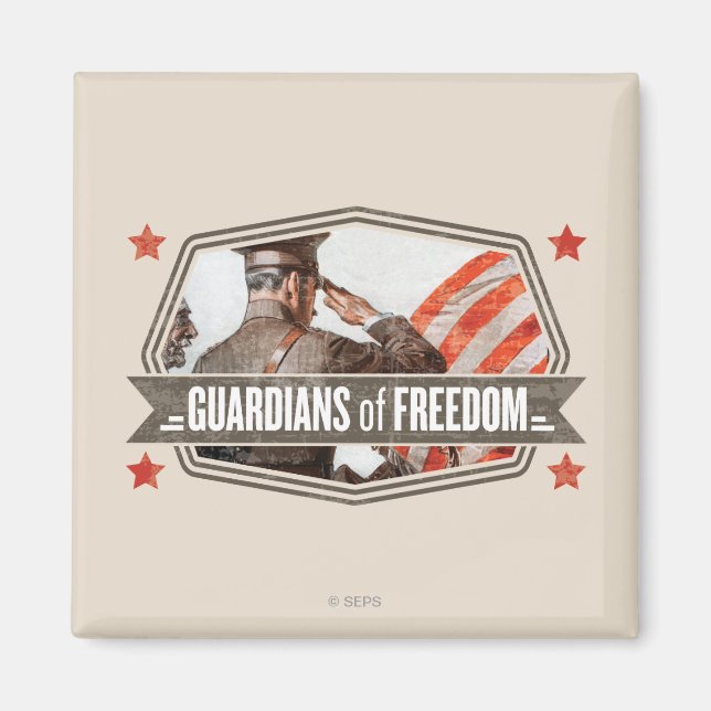 Solider-Guardian of Freedom Magnet (Front)