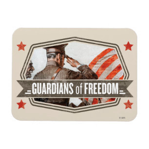 Solider-Guardian of Freedom Magnet