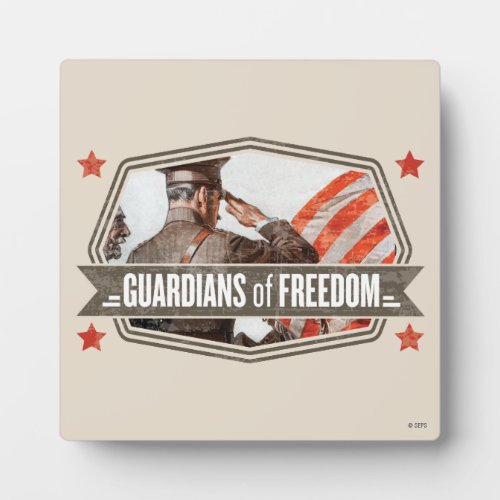 Solider_Guardian of Freedom Plaque