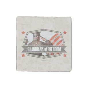 Solider-Guardian of Freedom Stone Magnet