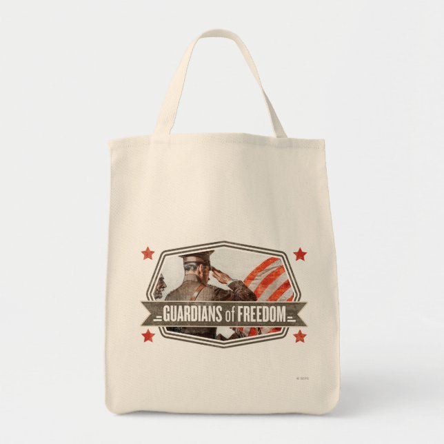 Solider-Guardian of Freedom Tote Bag (Front)