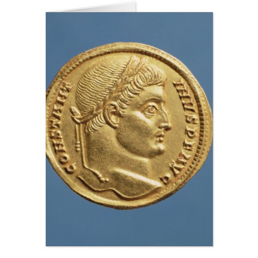 Solidus  of Constantine I Cards (Front)