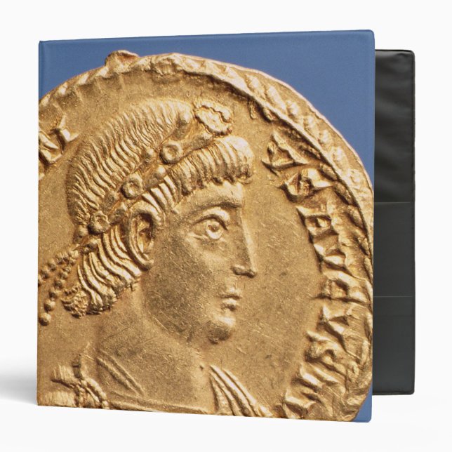 Solidus  of Constantinius II 3 Ring Binder (Front/Inside)