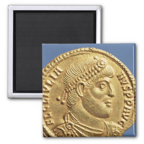 Solidus  of Julian the Apostate  draped Magnet