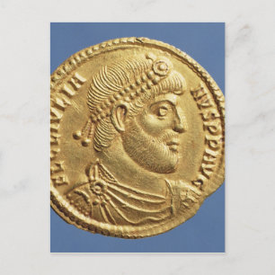 Solidus of Julian the Apostate draped Postcard