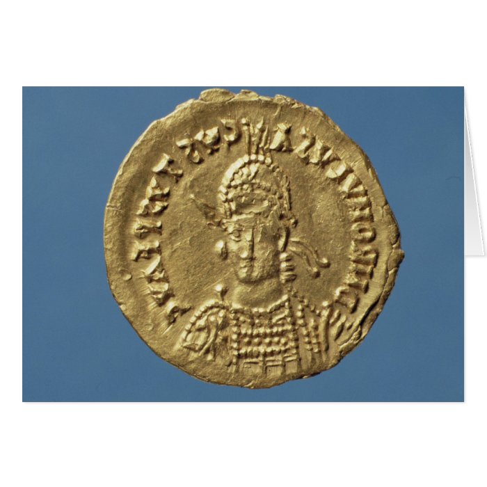 Solidus  of Romulus Augustulus Cards