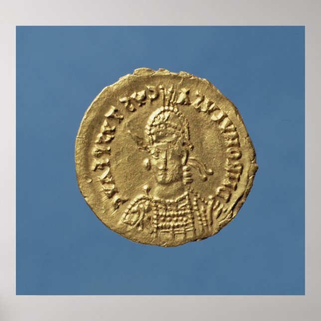 Solidus  of Romulus Augustulus Poster (Front)