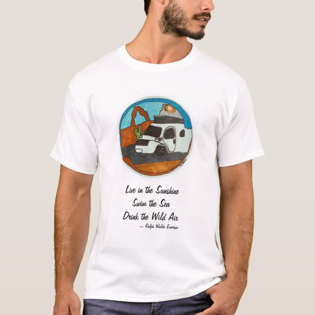 Solis camper van white T-Shirt (Front)