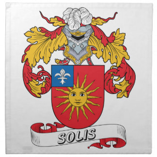 Solis Family Crest Napkin