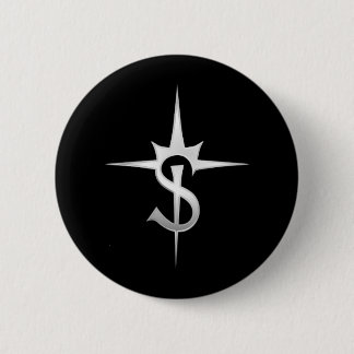 Solis Invicti Badge (Silver) Button