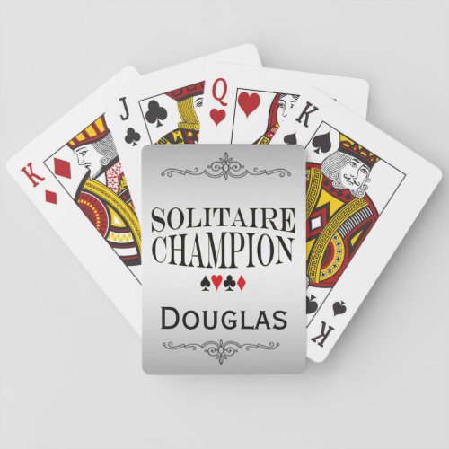 Solitaire Champion Poker Cards