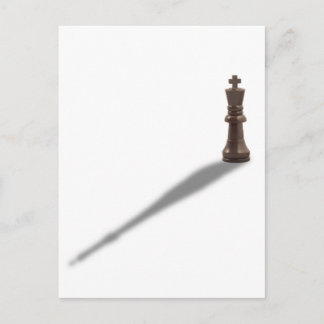 Solitary Black King Postcard