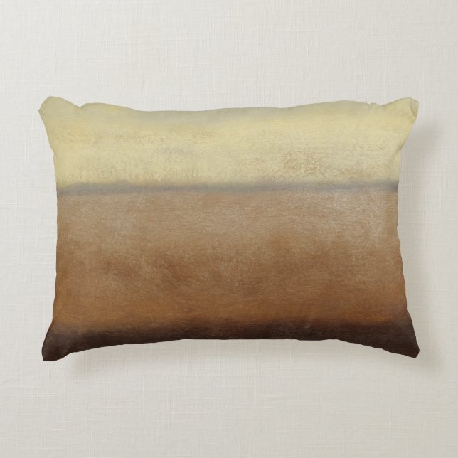 Solitary Desert Landscape by Norman Wyatt Accent Pillow (Front)