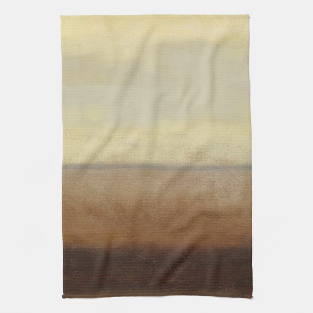 Solitary Desert Landscape by Norman Wyatt Kitchen Towel (Vertical)