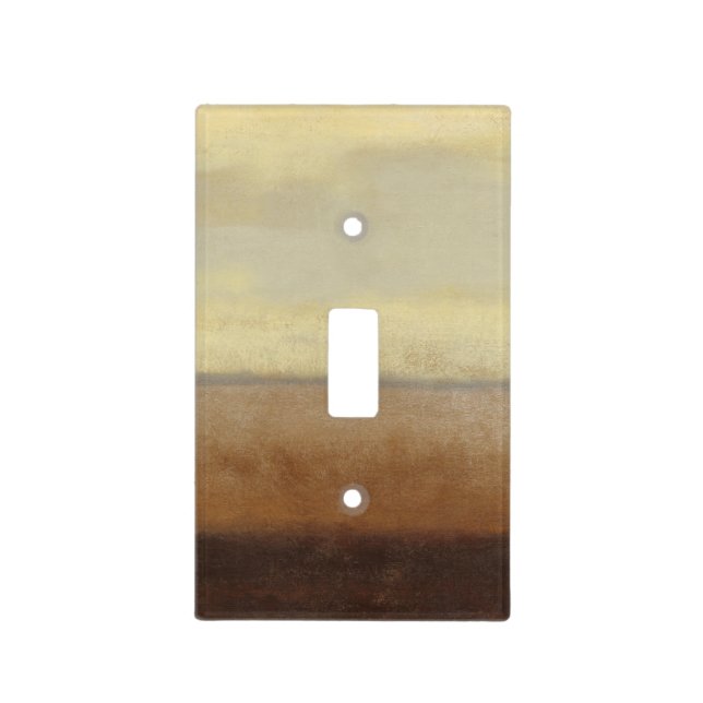 Solitary Desert Landscape by Norman Wyatt Light Switch Cover (Front)